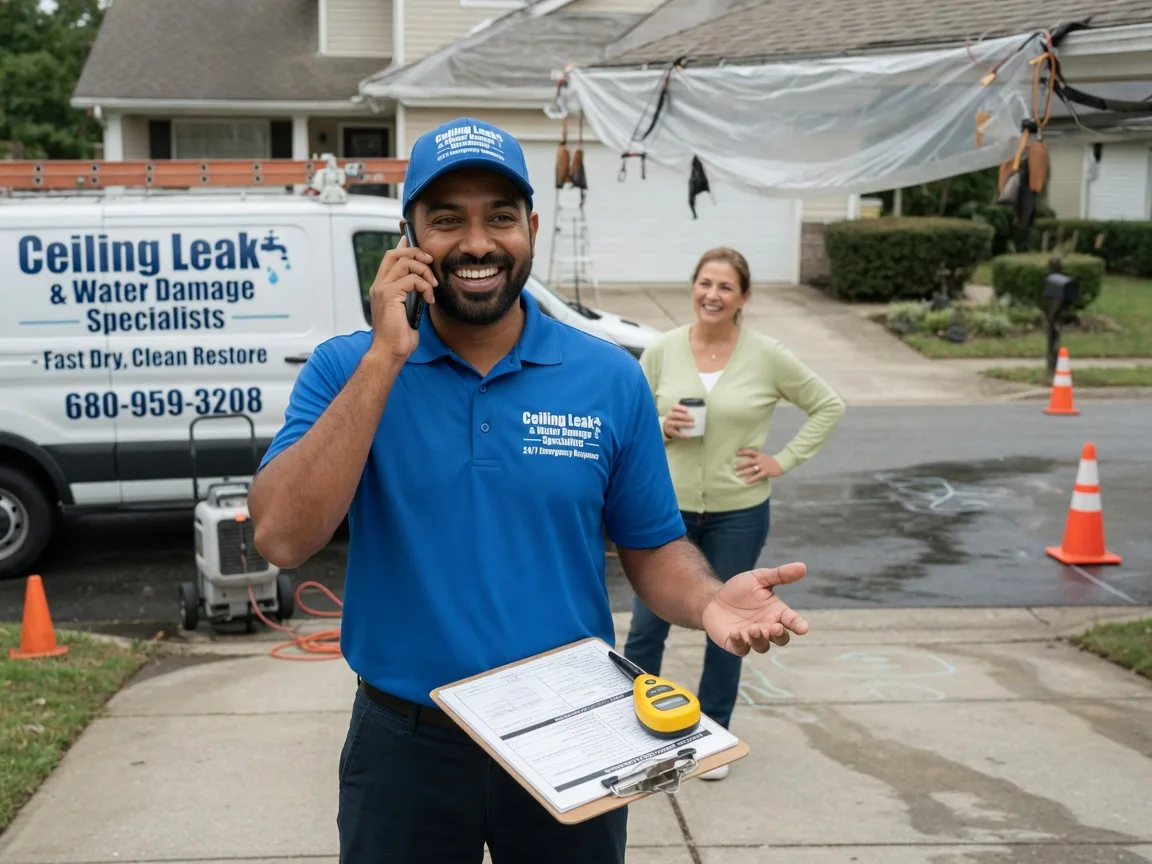 Ceiling Leak Cleanup Higgins, TX FAQs
